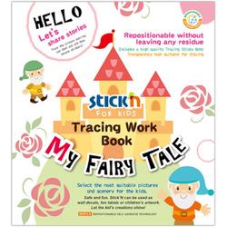 Stickn Werkboek - Sprookjesfiguren Tekenen met Overtrekpapier: Creatief en educatief werkboek voor kinderen met sprookjesachtige afbeeldingen en overtrekpapier